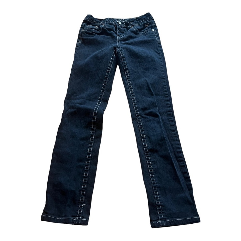 Justice Girls Blue Denim Skinny Jeans Size 10
